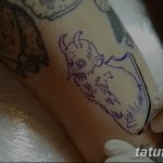 фото процесс нанесения тату 22.01.2019 №113 - photo tattooing process - tatufoto.com