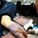 фото процесс нанесения тату 22.01.2019 №118 - photo tattooing process - tatufoto.com