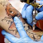 фото процесс нанесения тату 22.01.2019 №120 - photo tattooing process - tatufoto.com