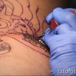 фото процесс нанесения тату 22.01.2019 №121 - photo tattooing process - tatufoto.com