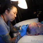 фото процесс нанесения тату 22.01.2019 №126 - photo tattooing process - tatufoto.com