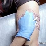 фото процесс нанесения тату 22.01.2019 №129 - photo tattooing process - tatufoto.com