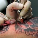 фото процесс нанесения тату 22.01.2019 №132 - photo tattooing process - tatufoto.com