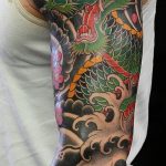 фото рисунка тату японской тематики 04.01.2019 №061 - Japanese tattoo - tatufoto.com