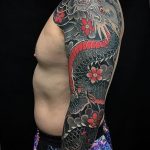 фото рисунка тату японской тематики 04.01.2019 №082 - Japanese tattoo - tatufoto.com