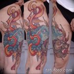 фото рисунка тату японской тематики 04.01.2019 №201 - Japanese tattoo - tatufoto.com