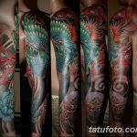 фото рисунка тату японской тематики 04.01.2019 №208 - Japanese tattoo - tatufoto.com