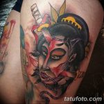 фото рисунка тату японской тематики 04.01.2019 №254 - Japanese tattoo - tatufoto.com