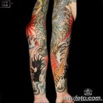 фото рисунка тату японской тематики 04.01.2019 №388 - Japanese tattoo - tatufoto.com