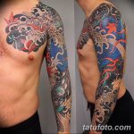 фото рисунка тату японской тематики 04.01.2019 №407 - Japanese tattoo - tatufoto.com