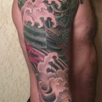 фото рисунка тату японской тематики 04.01.2019 №466 - Japanese tattoo - tatufoto.com