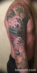 фото рисунка тату японской тематики 04.01.2019 №466 - Japanese tattoo - tatufoto.com