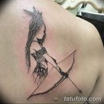 фото тату лук и стрелы 21.01.2019 №006 - photo tattoo bow and arrow - tatufoto.com