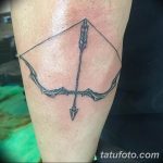фото тату лук и стрелы 21.01.2019 №020 - photo tattoo bow and arrow - tatufoto.com