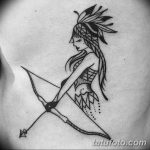 фото тату лук и стрелы 21.01.2019 №027 - photo tattoo bow and arrow - tatufoto.com