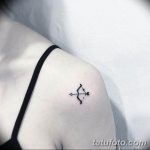 фото тату лук и стрелы 21.01.2019 №030 - photo tattoo bow and arrow - tatufoto.com