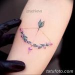 фото тату лук и стрелы 21.01.2019 №039 - photo tattoo bow and arrow - tatufoto.com