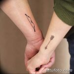 фото тату лук и стрелы 21.01.2019 №051 - photo tattoo bow and arrow - tatufoto.com