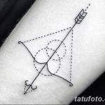 фото тату лук и стрелы 21.01.2019 №054 - photo tattoo bow and arrow - tatufoto.com