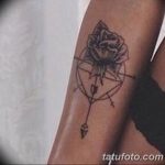 фото тату лук и стрелы 21.01.2019 №085 - photo tattoo bow and arrow - tatufoto.com