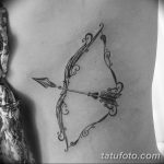 фото тату лук и стрелы 21.01.2019 №086 - photo tattoo bow and arrow - tatufoto.com