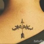 фото тату лук и стрелы 21.01.2019 №092 - photo tattoo bow and arrow - tatufoto.com