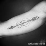 фото тату лук и стрелы 21.01.2019 №093 - photo tattoo bow and arrow - tatufoto.com
