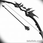 фото тату лук и стрелы 21.01.2019 №108 - photo tattoo bow and arrow - tatufoto.com