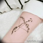 фото тату лук и стрелы 21.01.2019 №121 - photo tattoo bow and arrow - tatufoto.com