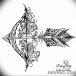 фото тату лук и стрелы 21.01.2019 №135 - photo tattoo bow and arrow - tatufoto.com