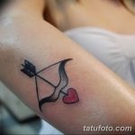 фото тату лук и стрелы 21.01.2019 №161 - photo tattoo bow and arrow - tatufoto.com