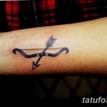 фото тату лук и стрелы 21.01.2019 №174 - photo tattoo bow and arrow - tatufoto.com