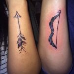 фото тату лук и стрелы 21.01.2019 №179 - photo tattoo bow and arrow - tatufoto.com