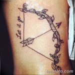 фото тату лук и стрелы 21.01.2019 №180 - photo tattoo bow and arrow - tatufoto.com