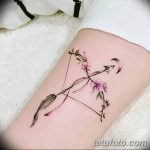 фото тату лук и стрелы 21.01.2019 №186 - photo tattoo bow and arrow - tatufoto.com