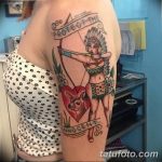 фото тату лук и стрелы 21.01.2019 №193 - photo tattoo bow and arrow - tatufoto.com