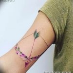 фото тату лук и стрелы 21.01.2019 №194 - photo tattoo bow and arrow - tatufoto.com