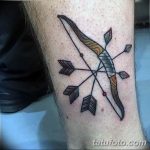 фото тату лук и стрелы 21.01.2019 №201 - photo tattoo bow and arrow - tatufoto.com