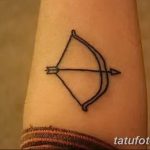 фото тату лук и стрелы 21.01.2019 №202 - photo tattoo bow and arrow - tatufoto.com