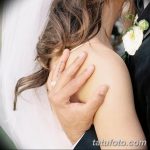 фото тату на свадьбе 30.01.2019 №018 - wedding tattoo photo - tatufoto.com