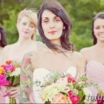 фото тату на свадьбе 30.01.2019 №035 - wedding tattoo photo - tatufoto.com