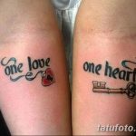 фото тату на тему любви 26.01.2019 №007 - an example of a love tattoo - tatufoto.com