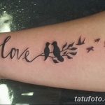 фото тату на тему любви 26.01.2019 №029 - an example of a love tattoo - tatufoto.com
