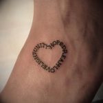 фото тату на тему любви 26.01.2019 №093 - an example of a love tattoo - tatufoto.com