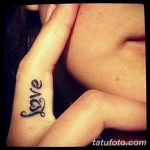 фото тату на тему любви 26.01.2019 №101 - an example of a love tattoo - tatufoto.com