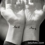 фото тату на тему любви 26.01.2019 №102 - an example of a love tattoo - tatufoto.com