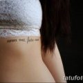фото тату под женской грудью 26.01.2019 №031 - tattoo under the breasts - tatufoto.com