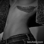фото тату под женской грудью 26.01.2019 №060 - tattoo under the breasts - tatufoto.com