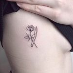 фото тату под женской грудью 26.01.2019 №104 - tattoo under the breasts - tatufoto.com