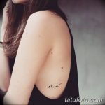 фото тату под женской грудью 26.01.2019 №130 - tattoo under the breasts - tatufoto.com